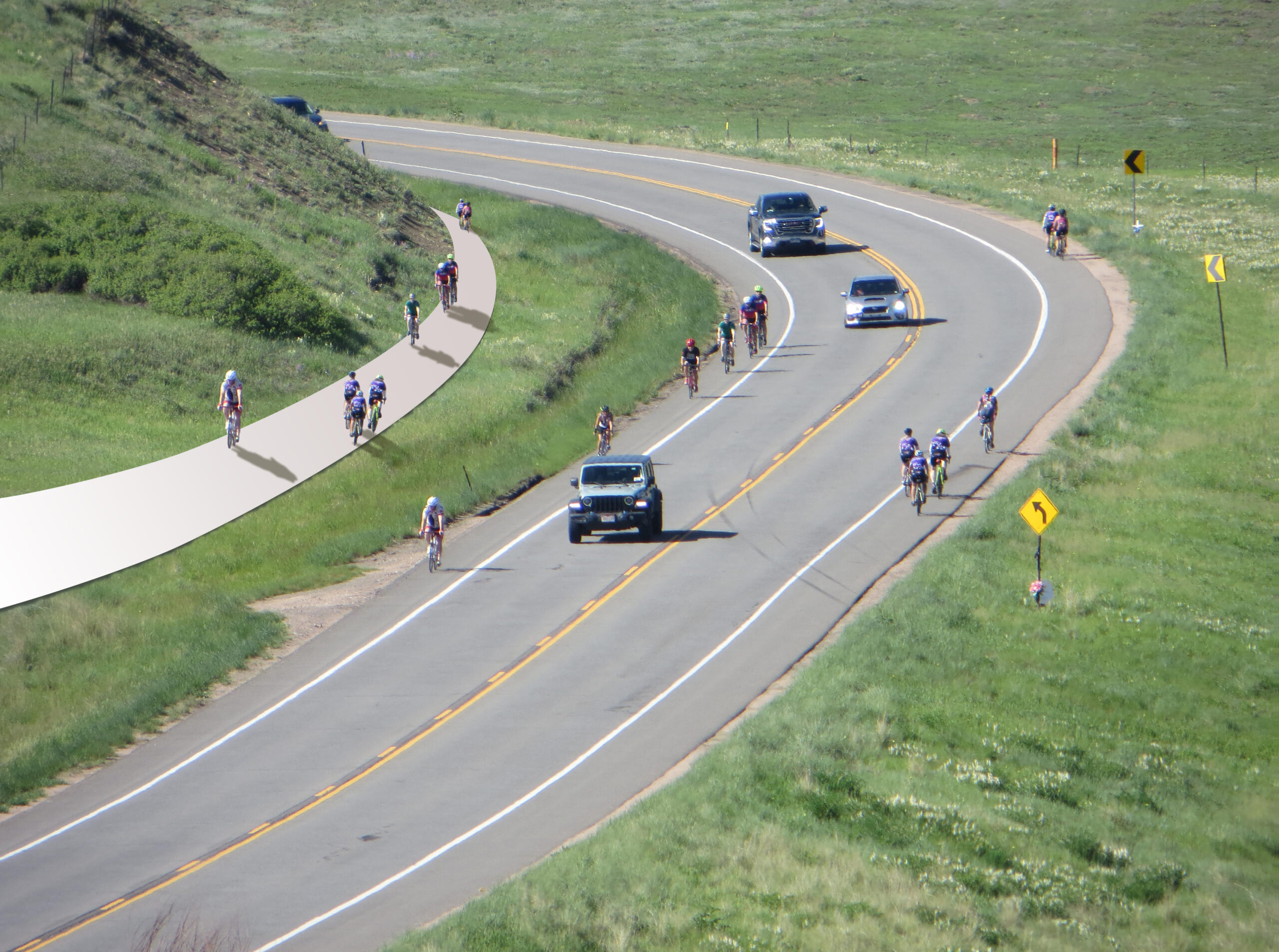 Link to Boulder County Government Information on the North Foothills Bikeway